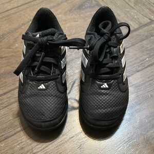 Adidas Kids Black and White baseball cleats